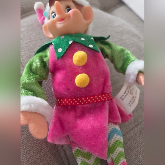 Colorful Christmas Elf  Toy - Picture 5 of 8